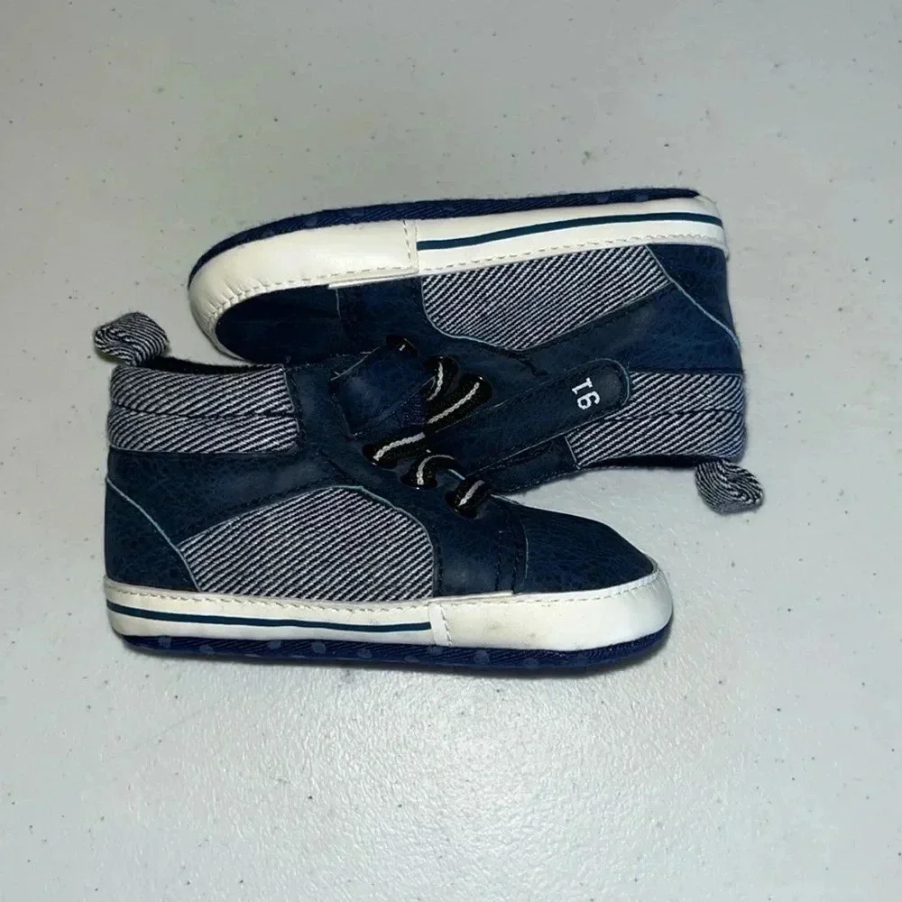Baby Boys navy shoes